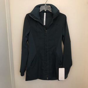 Lululemon Like a Glove jacket size 6 Teal shadow